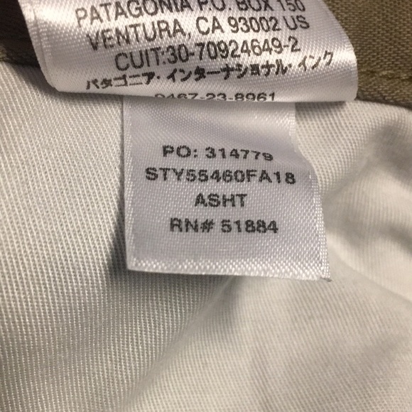 PATAGONIA Pinyon Pines Pant, Ash Tan, Size 10 - Picture 5 of 11